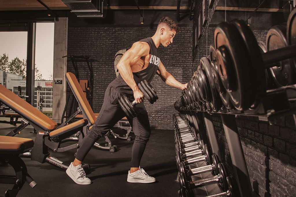 Free Weights Area TopFit Fitnessstudio Schwäbisch Gmünd, Heidenheim